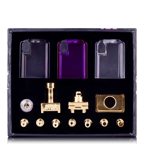 Ether Boro RBA Kit by Suicide Mods Royal On White Background
