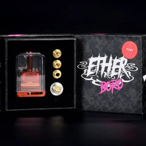 Ether Boro RBA Kit Lite by Suicide Mods Fury On White Background