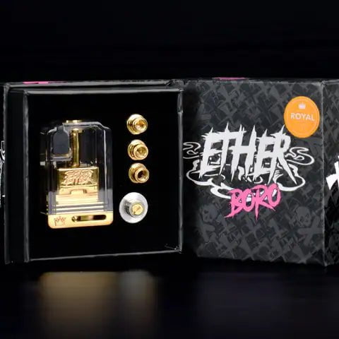Ether Boro RBA Kit Lite by Suicide Mods Royal On White Background