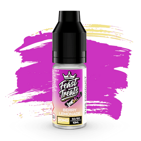 Feast Treats Bar Salts Pink Lemonade / 10mg On White Background