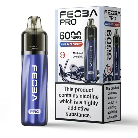 Feoba Pro 6000 Prefilled Vape Kit Blue Razz Cherry