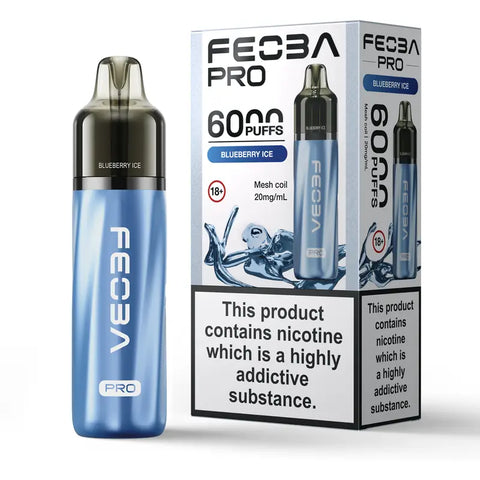 Feoba Pro 6000 Prefilled Vape Kit Blueberry Ice
