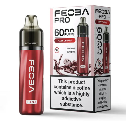 Feoba Pro 6000 Prefilled Vape Kit Fizzy Cherry