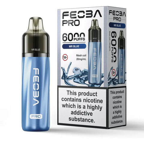Feoba Pro 6000 Prefilled Vape Kit Mr Blue