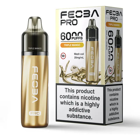 Feoba Pro 6000 Prefilled Vape Kit Triple Mango