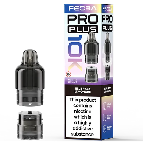 Feoba Pro Plus 10K Prefilled Pod Blue Razz Lemonade