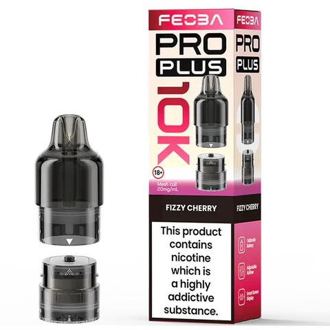 Feoba Pro Plus 10K Prefilled Pod Fizzy Cherry