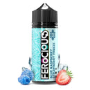 Ferocious Max Ice 50/50 Shorfill 100ml Vape Juice Blue Raspberry Strawberry Freeze