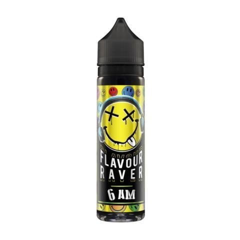 Flavour Raver 50ml Shortfill E-Liquid 6am On White Background