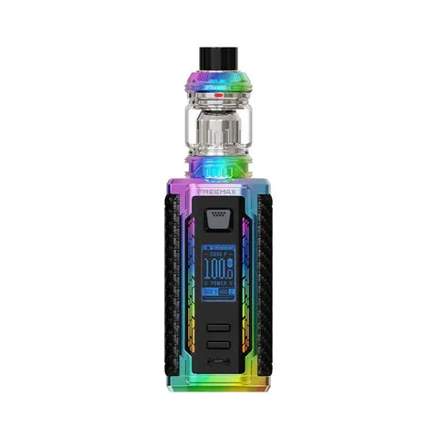 freemax maxus vape kit rainbow on white background