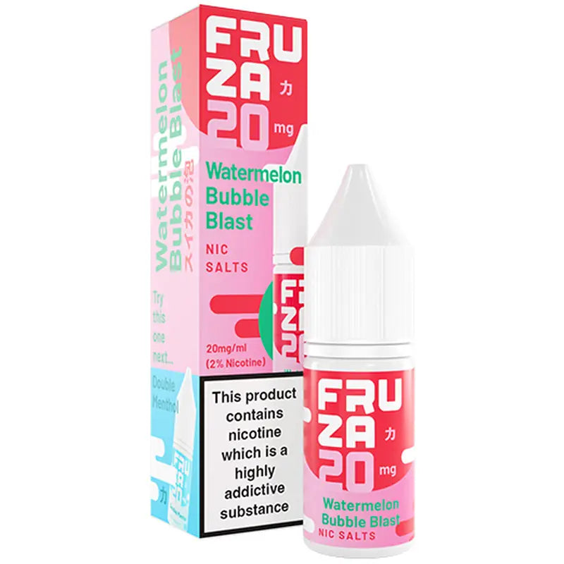 Fruza Watermelon Bubble Blast Nic Salt – Candy & Ice Smooth Hit