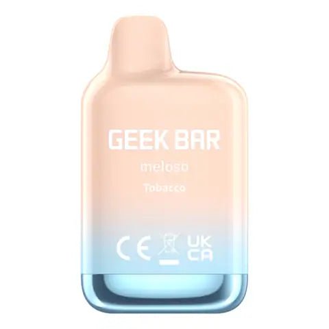 Geek Bar Meloso Mini Disposable Vape Tobacco On White Background