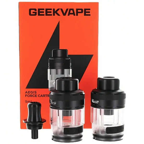Geek vape Aegis Force Replacement Pods | 2ml Empty Pods (2 Pack) Geek vape Aegis Force Replacement Pods | 2ml Empty Pods (2 Pack)