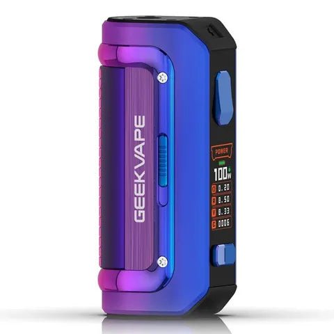 GeekVape Aegis Mini 2 Mod Rainbow Purple On White Background
