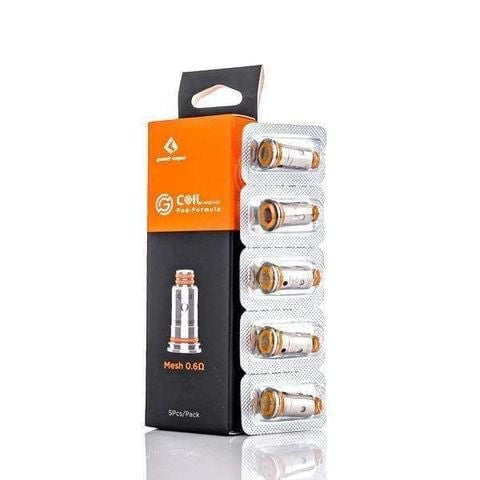 GeekVape G Coil Replacement Coils G 0.6ohm Mesh On White Background