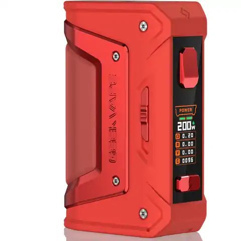 GeekVape L200 Classic 200w Mod Red On White Background