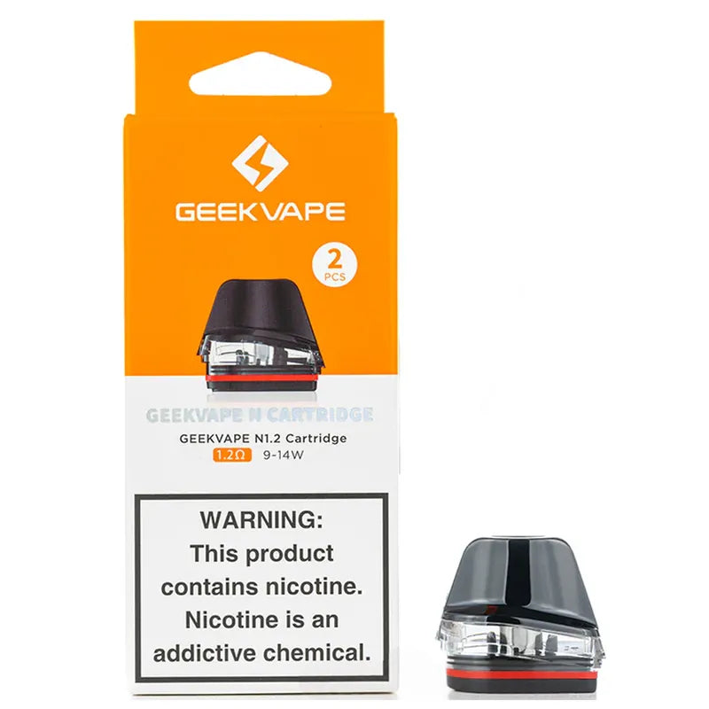 Geekvape N Replacement Pod | 2ml Pods 0.6 Ohm & 1.2 Ohm Geekvape N Replacement Pod | 2ml Pods 0.6 Ohm & 1.2 Ohm