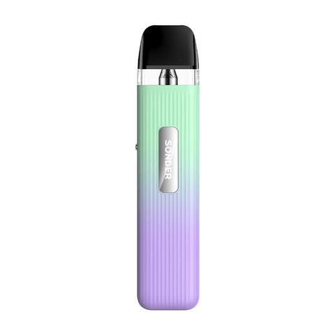 GeekVape Sonder Q Pod Kit Green Purple On White Background