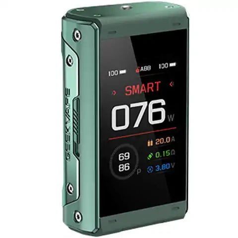 GeekVape T200 Aegis Touch Box Mod Blackish Green On White Background