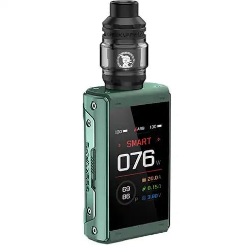 GeekVape T200 Aegis Touch Kit Blackish Green On White Background