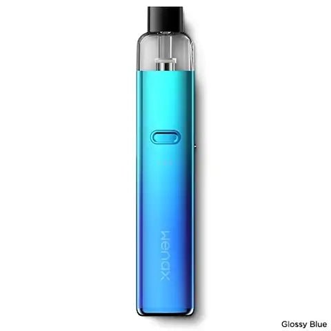 GeekVape Wenax K2 Pod Kit Glossy Blue On White Background