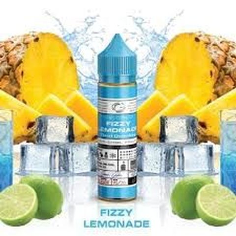 Glas Basix 50ml Shortfill E-Liquid Fizzy Lemonade On White Background