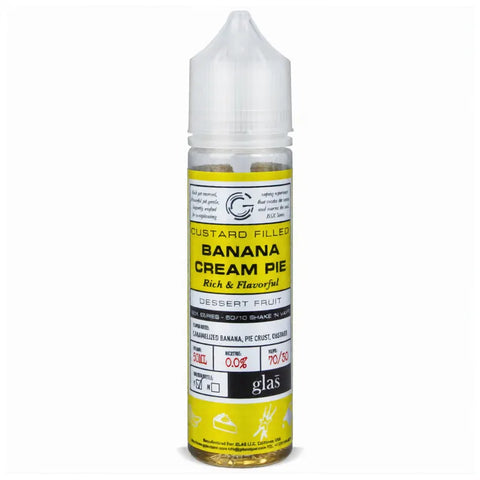 Glas Basix 50ml Shortfill E-Liquid Banana Cream Pie
