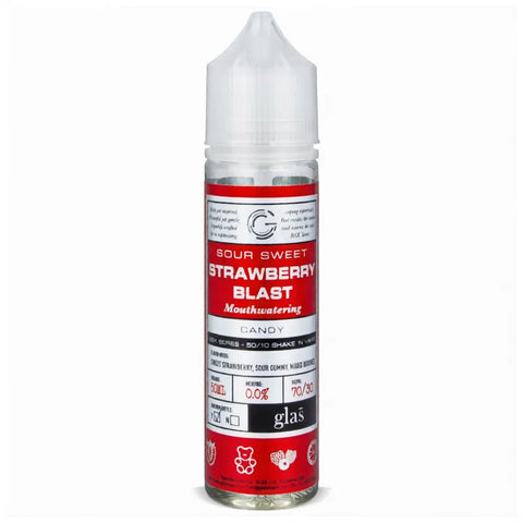Glas Basix 50ml Shortfill E-Liquid Strawberry Blast