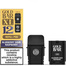 Gold Bar XL Replacement Pods Blueberry Sour Raspberry