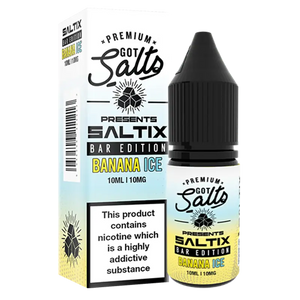 Got Salts SALTIX Banana Ice Bar Edition Nic Salt 10ml