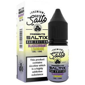 Got Salts SALTIX Blackcurrant Lemonade Bar Edition Nic Salt 10ml