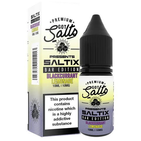 Got Salts SALTIX Blackcurrant Lemonade Bar Edition Nic Salt 10ml