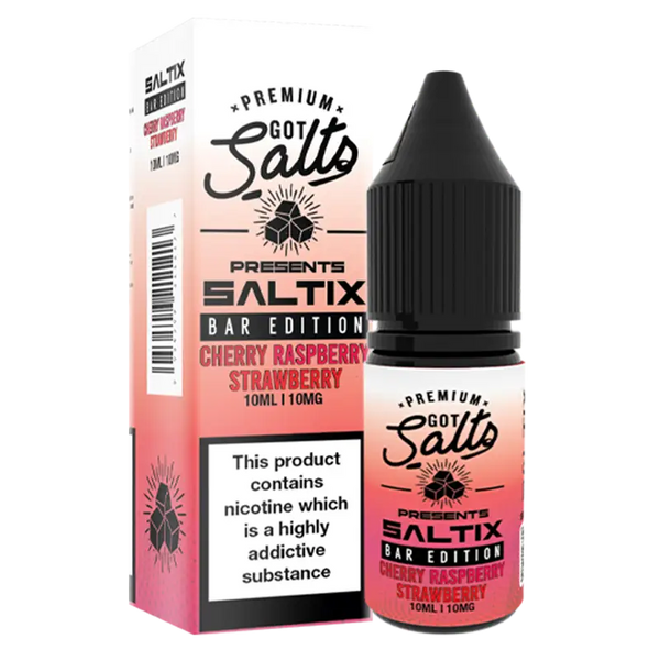 Got Salts SALTIX Cherry Raspberry Strawberry Bar Edition Nic Salt 10ml