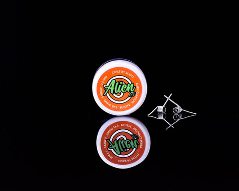 Scott 0.63 Alien Clapton Single MTL Coil | Premium N80 Scott 0.63 Alien Clapton Single MTL Coil | Premium N80