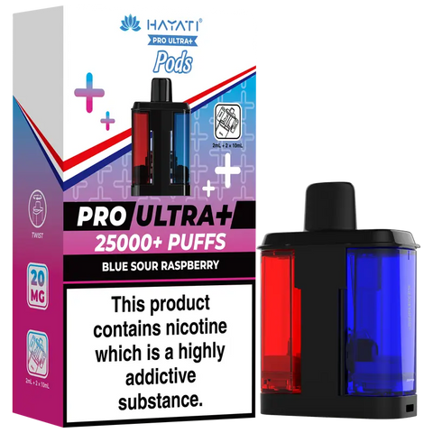 Hayati Pro Ultra Plus 25K Refill Pods Blue Sour Raspberry