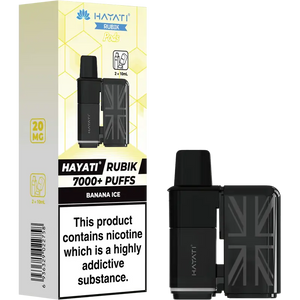 Hayati Rubik 7000 Prefilled Replacement Pods Banana Ice