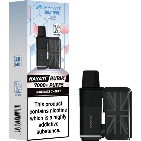 Hayati Rubik 7000 Prefilled Replacement Pods Blue Razz Cherry