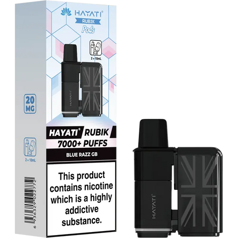 Hayati Rubik 7000 Prefilled Replacement Pods Blue Razz