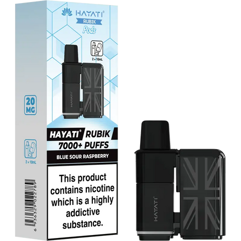 Hayati Rubik 7000 Prefilled Replacement Pods Blueberry Sour Raspberry