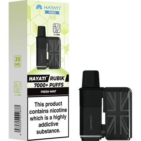 Hayati Rubik 7000 Prefilled Replacement Pods Fresh Mint