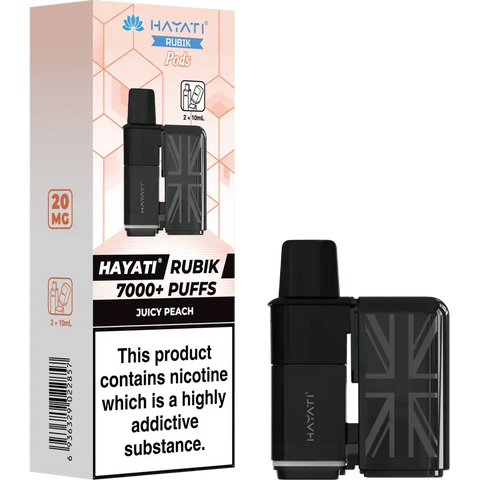 Hayati Rubik 7000 Prefilled Replacement Pods Juicy Peach