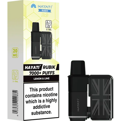 Hayati Rubik 7000 Prefilled Replacement Pods Lemon & Lime