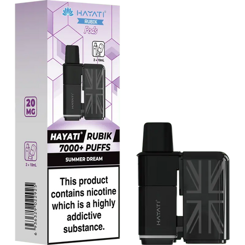 Hayati Rubik 7000 Prefilled Replacement Pods Summer Dream