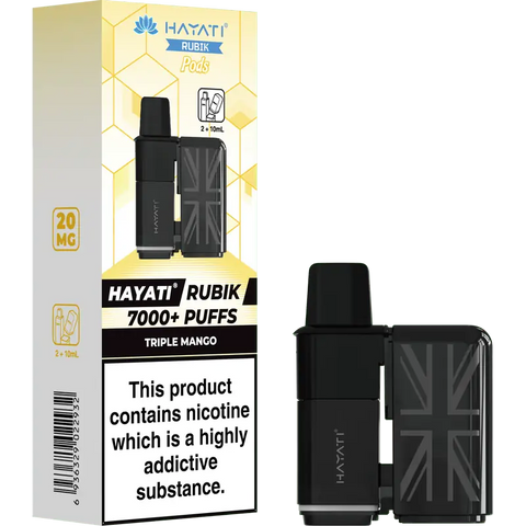Hayati Rubik 7000 Prefilled Replacement Pods Triple Mango