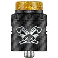 Hellvape Dead Rabbit RDA V3 Black Carbon Fibre On White Background