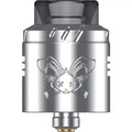 Hellvape Dead Rabbit Solo RDA Stainless Steel On White Background