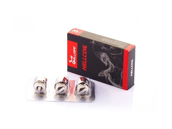 Hellvape FAT RABBIT Replacement Coils H7-02 0.2ohm Mesh (5 Pack) On White Background