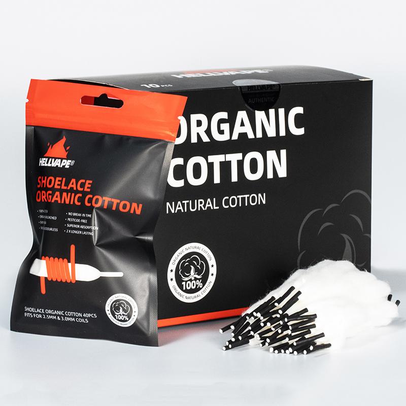 organic cotton for vaping uk Hellvape Organic Shoelace Cotton 40pcs