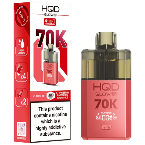 HQD Glow Air 70K Big Puff Vape Kit (20mg) | Dual Flavour HQD Glow Air 70K Big Puff Vape Kit (20mg) | Dual Flavour