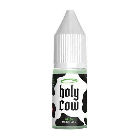 Holy Cow Nic Salt E-Liquids 10mg / Melon Milkshake On White Background